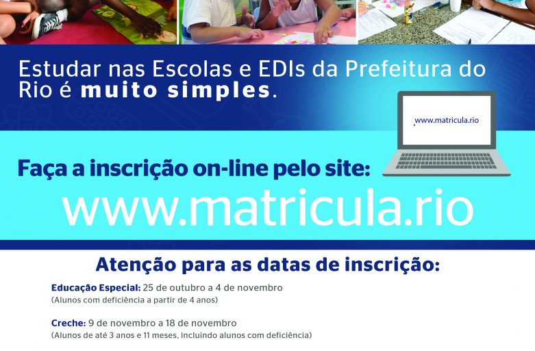 Naves do Conhecimento participam do processo de matrÃ­cula online para novos alunos da rede municipal